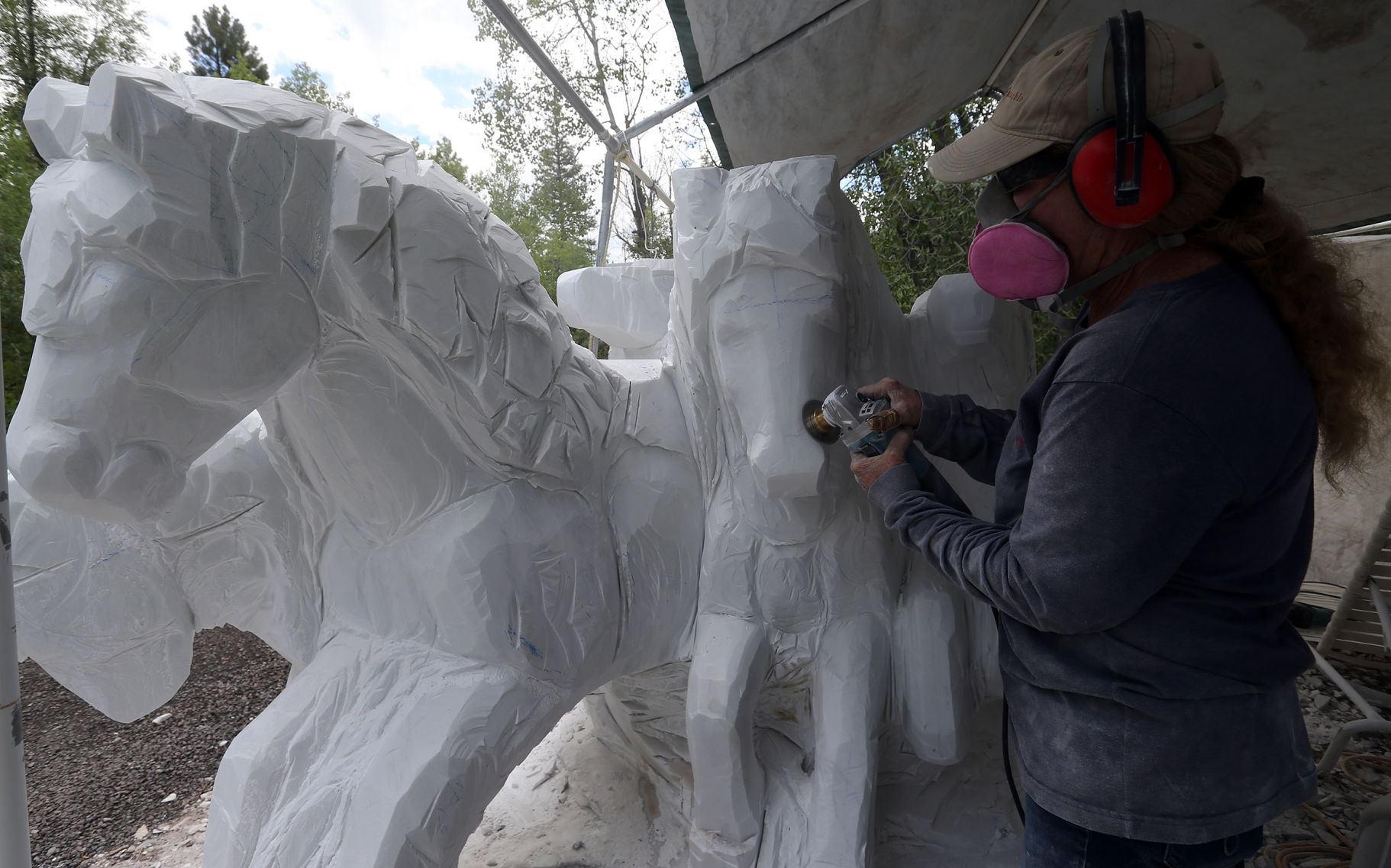 Marble symposium offers rich vein of opportunity for aspiring sculptors